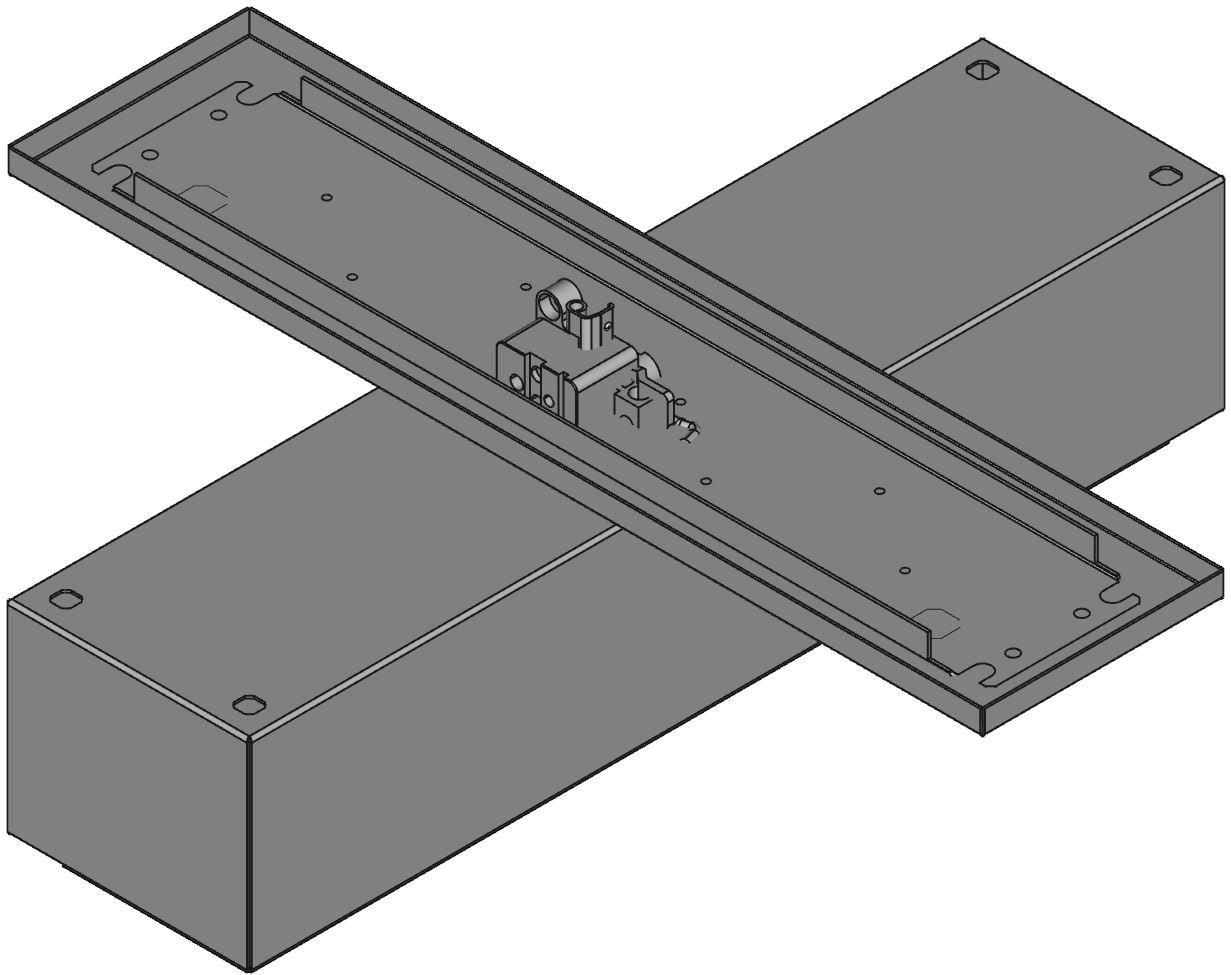 Hammond Manufacturing-CN4ST273 Scatole, contenitori e rack Splitter Boxes Are Designed For Distribution Of Up To 600 V