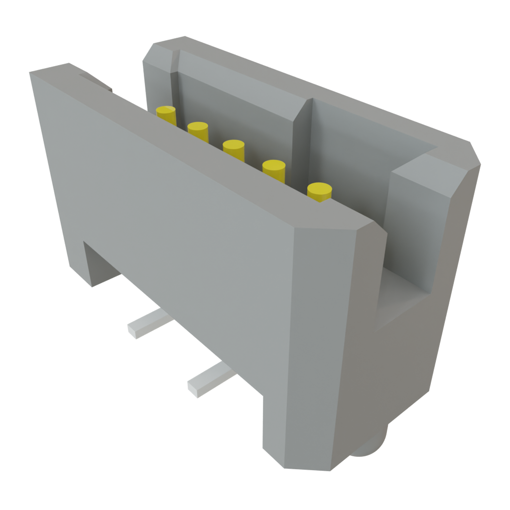 Samtec-TFM-105-02-L-S-A Cabezales del conector y receptáculos PCB Conn Shrouded Header (4 Sides) HDR 5 POS 1.27mm Solder ST Top Entry SMD TIGER EYE™ Tube