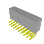 Conn Socket Strip SKT 18 POS 2.54mm Solder RA Side Entry Thru-Hole Bulk