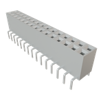 Conn Socket Strip SKT 30 POS 2.54mm Solder ST Bottom Entry Thru-Hole TIGER CLAW™ Tube