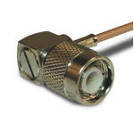 Conn TNC 0Hz to 11GHz 50Ohm Crimp RA Cable Mount PL Gold