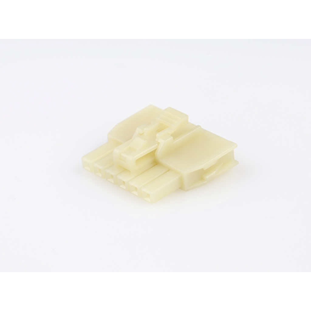 Molex-1053072206 分立接线罩连接器 Conn Housing RCP 6 POS 2.5mm Crimp ST Cable Mount Natural Bag