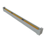 Conn High Speed Socket Strip SKT 156 POS 0.8mm Solder ST Top Entry SMD Q Rate® Tray