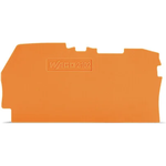 WAGO Kontakttechnik GmbH-2102-1292 Steckverbinderzubehör Connector Accessories End and Intermediate Plate Straight Polyamide 6/6 Orange Box