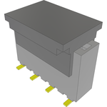 Conn Socket Strip SKT 7 POS 1.27mm Solder ST Top Entry SMD Tube