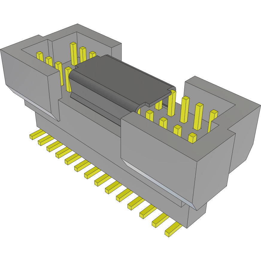 Samtec-BKT-127-05-F-V-S-P-TR Steckverbinderleisten und Leiterplattenbuchsen Conn Shrouded Header HDR 27 POS 1mm Solder ST SMD T/R