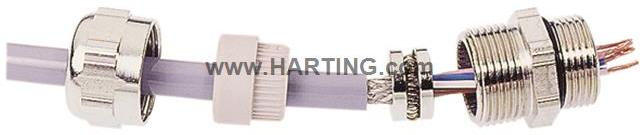 HARTING-09620005009 Kabelzubehör Cable Accessories Universal Cable Protection Metal