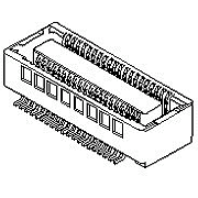 Molex-54684-1204 Steckverbinderleisten und Leiterplattenbuchsen Conn Board to Board RCP 120 POS 0.4mm Solder ST SMD SlimStack T/R