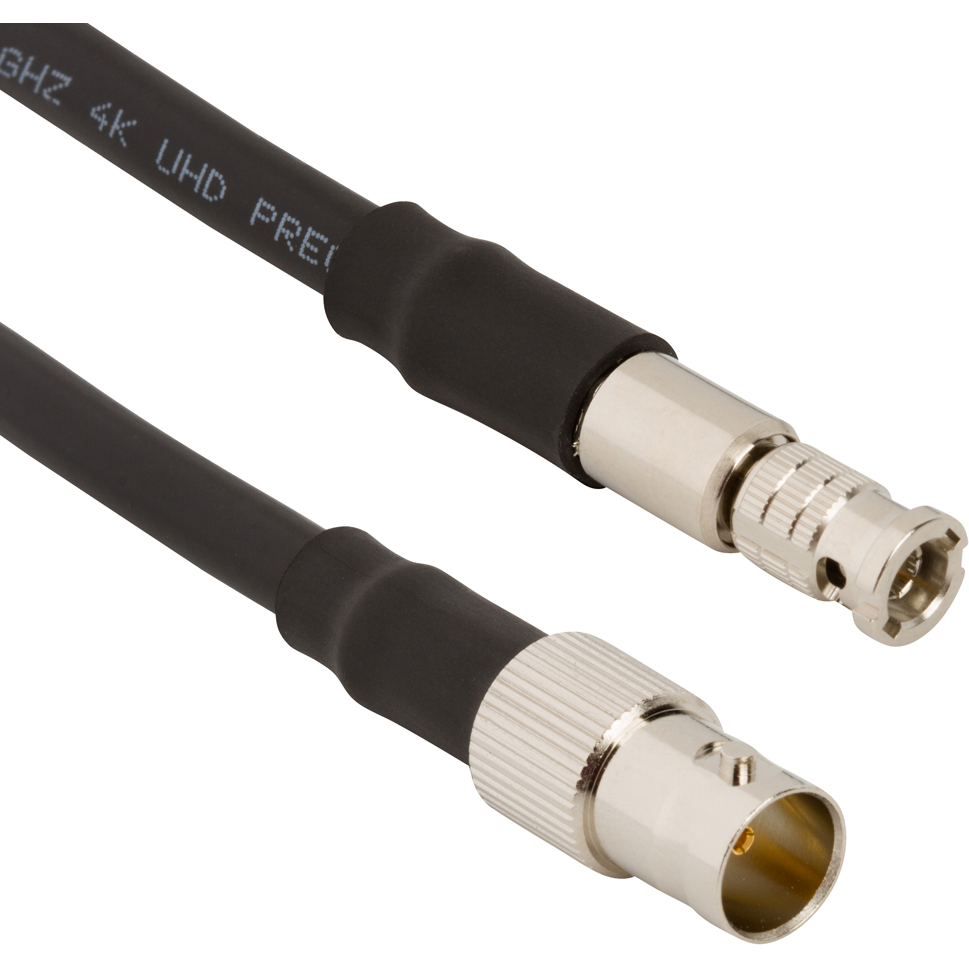 Amphenol RF-095-850-215-120 Kabelbaugruppen Koaxial Cable Assembly Belden 4505R 3.048m HD-BNC to BNC F-M Bag