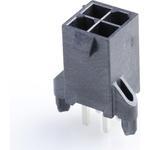 Conn Wire to Board HDR 4 POS 4.2mm Solder ST Thru-Hole Mini-Fit Jr Tray