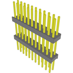Conn Board Stacker HDR 22 POS 2.54mm Solder ST Top Entry Thru-Hole Bulk