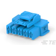 TE Connectivity-3-1971773-7 Carcaza de cables discretos de conector PLUG HOUSING,SINGLE ROW POWER TRIPLE LOCK