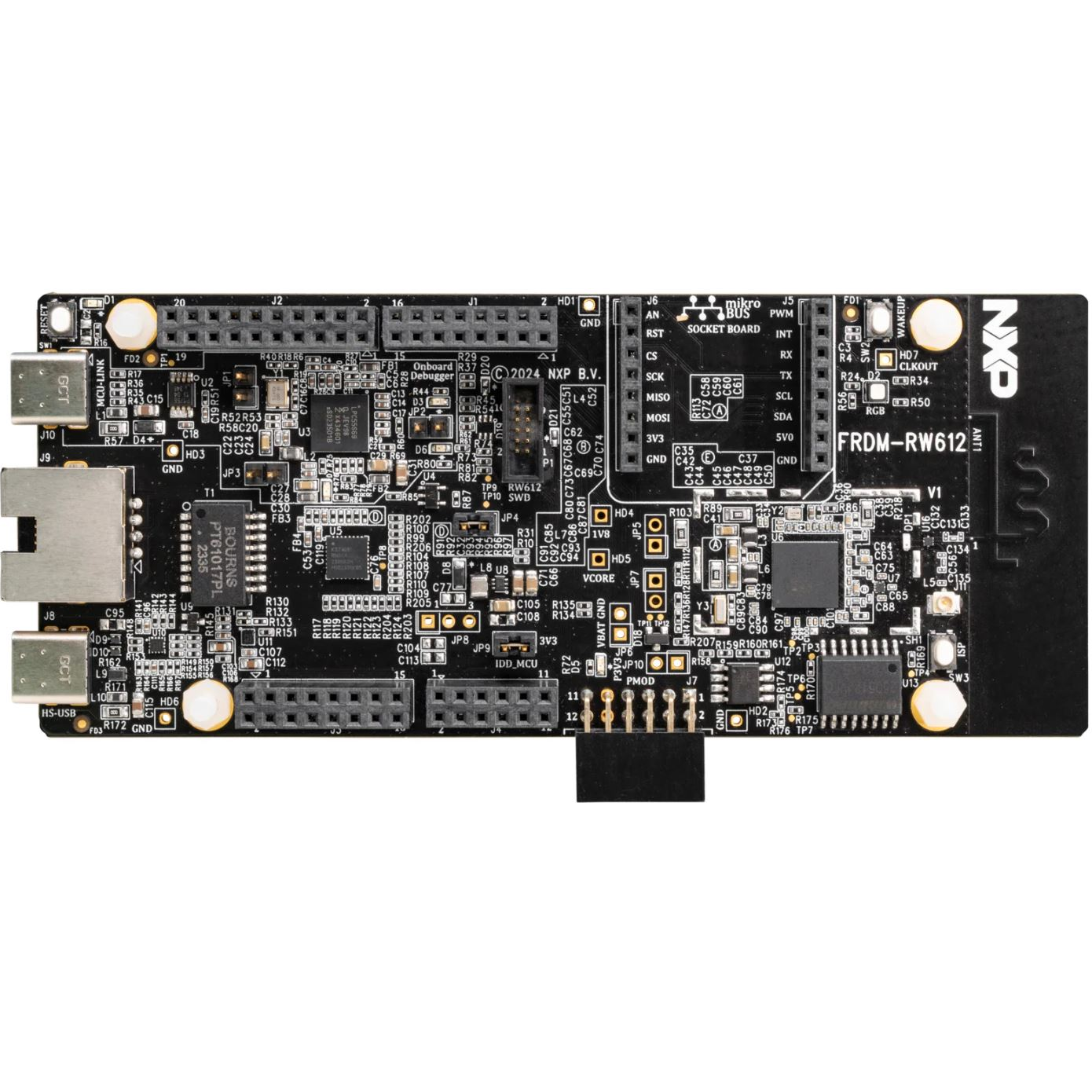 NXP Semiconductors-FRDM-RW612 RF/Drahtlos-Entwicklungsplatinen und Kits RW612 Combo Wireless Module Development Board