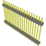 Conn Board Stacker HDR 20 POS 2.54mm Solder ST Top Entry Thru-Hole Bulk