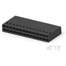 TE Connectivity-1-104482-2 Connector Discrete Wire Housing Conn Housing RCP 28 POS 2.54mm Crimp ST Cable Mount Black Package