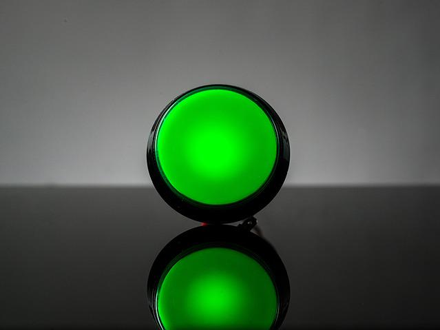 Adafruit Industries-1193 Botón pulsador Switch Push Button OFF Mom SPST Round Button Momentary Panel Mount Quick Connect