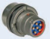 Eaton-GC683S Connecteur circulaire Conn Circular SKT 6 POS Solder Cup ST Panel Mount 6 Terminal 1 Port