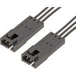 Cable Assembly UL 11028 0.1m 22AWG Wire to Board to Wire to Board 3 to 3 POS M-M Crimp-Crimp Bag