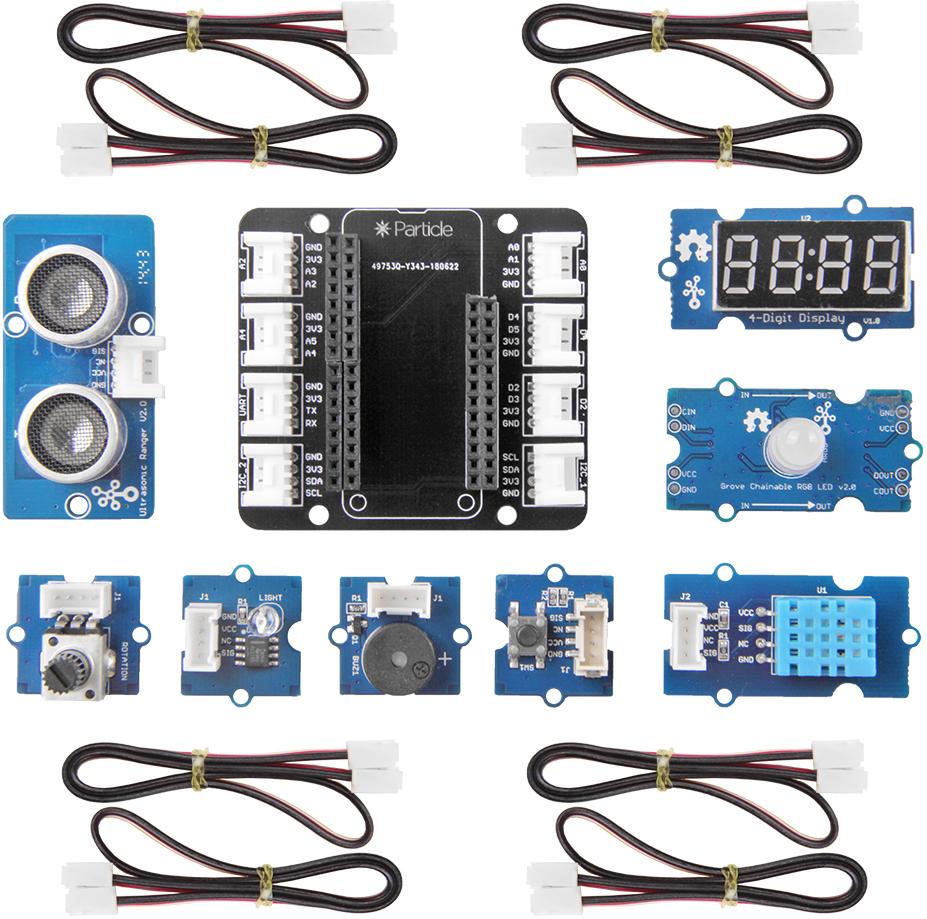 Seeed Technology Co.,Ltd-110060906 Sensor Development Boards and Kits Light/Temperature and Humidity Sensor Starter Kit