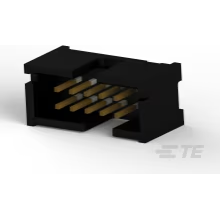 TE Connectivity-103308-1 Embases de raccordement et réceptacles PCB Conn Shrouded Header (4 Sides) HDR 10 POS 2.54mm Solder ST Top Entry Thru-Hole Tube