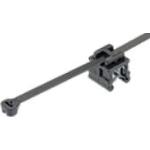 Cable Accessories Edge Clip With Cable Tie Steel/Nylon 6/6 Black Zinc