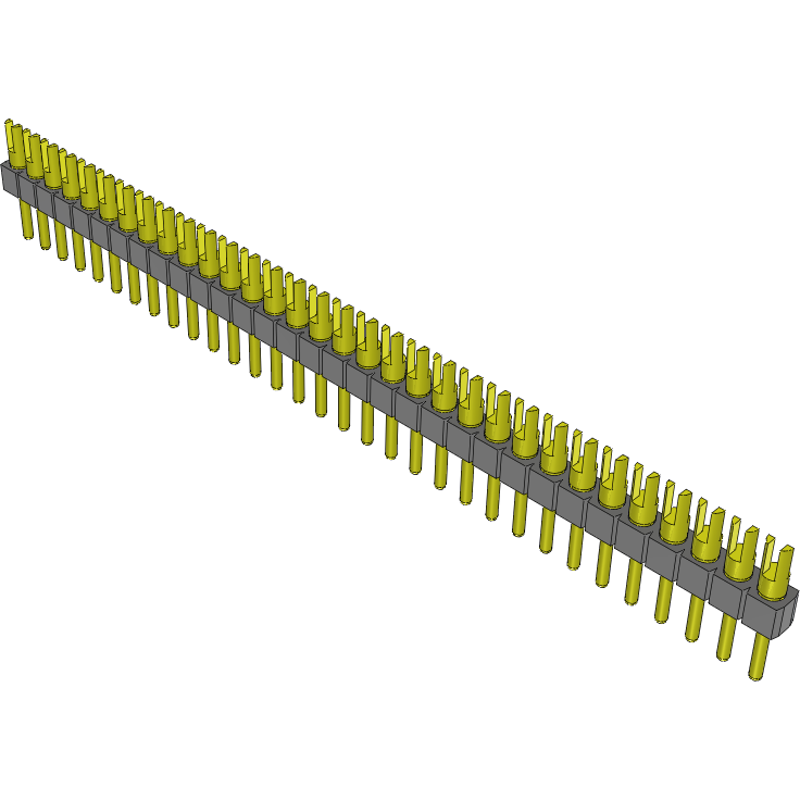 Samtec-TS-132-T-C-2 Steckverbinderleisten und Leiterplattenbuchsen Conn Unshrouded Header HDR 32 POS 2.54mm Solder ST Top Entry Thru-Hole Bulk