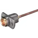 HUBER+SUHNER-25_BMA-50-3-2/119_NE RF-Steckverbinder Conn BMA 0Hz to 18GHz 50Ohm Solder ST Flange Mount RCP Gold Over Nickel