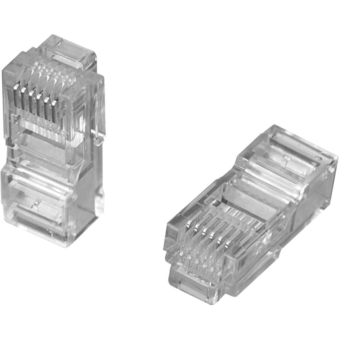 TE Connectivity-6-555175-2 Raccordement téléphone et télécom Conn RJ-12 PL 6 POS IDT ST Panel Mount 6 Terminal 1 Port Cat 3 Bag/Box/Carton