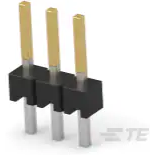 TE Connectivity-5-146280-3 连接器插头及 PCB 插座 Conn Unshrouded Header HDR 3 POS 2.54mm Solder ST Top Entry Thru-Hole Carton