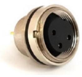 Bulgin Components PLC-PXMBNI16RPF04ASC Connecteur circulaire Conn M16 Circular SKT 4 POS Solder ST Rear Mount 4 Terminal 1 Port Bulk