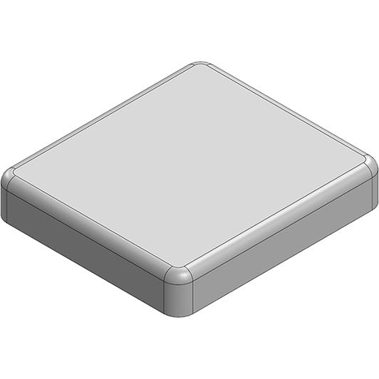 Masach Tech-MS215-10S-NS null 21.5 x 19.2 x 3.8mm One-piece Drawn-Seamless RF Shield/EMI Shield (Nickel-Silver)