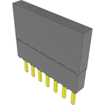 Conn Elevated Socket SKT 7 POS 2.54mm Solder ST Top Entry Thru-Hole Bulk