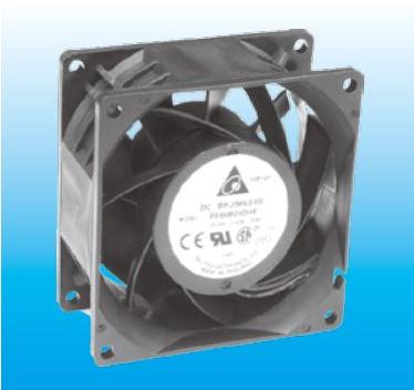 Delta Electronics-PFB0812DHE-TYNT 排风机和风扇 DC Fan Axial Ball Bearing 12V 10.8V to 13.2V 132.6CFM 66dB 80 X 80 X 38mm
