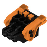 Weidmuller-1000420001 连接器接线板 Conn Plug-in Terminal Block F 3 POS 5.08mm Push-In Spring RA Cable Mount 18.5A Box