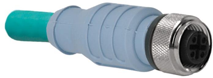 Panduit-ICD35T2NTL1M null Cable Assembly Circular 1m 24AWG M12 Circular 4 Straight