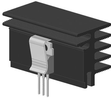 Fischer Elektronik-SK 573 75 AL Kühlkörper Heat Sink Passive Extruded Screw Mount Aluminum 7.2°C/W