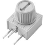 Vishay-M63M105KT20T607 Widerstandstrimmern, Potenziometern und Regelwiderstande Res Cermet Trimmer 1M Ohm 10% 0.5W(1/2W) 1(Elec)/1(Mech)Turns 8.38mm (9.53 X 9.53 X 10.41mm) Pin Thru-Hole Tube