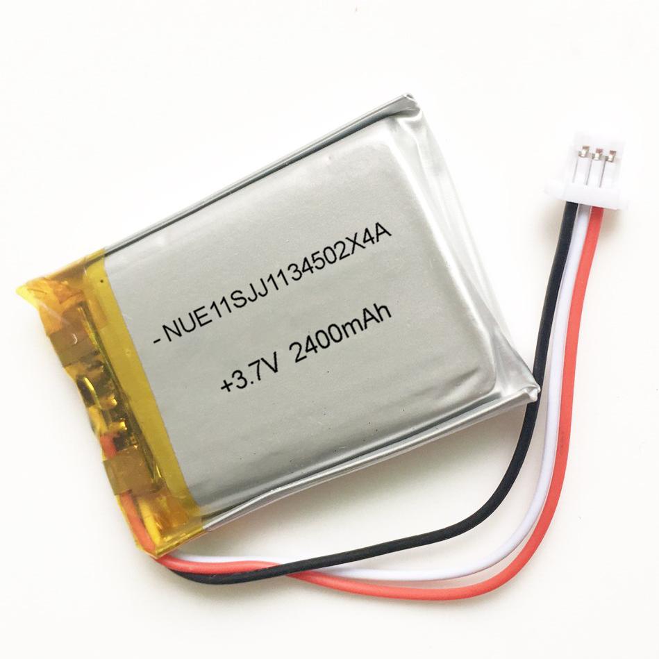 NuEnergy Storage Technologies LLC-NUE11SJJ1134502X4A Batteries Lithium Polymer Battery Rectangular 3.7V 2.4Ah Rechargeable