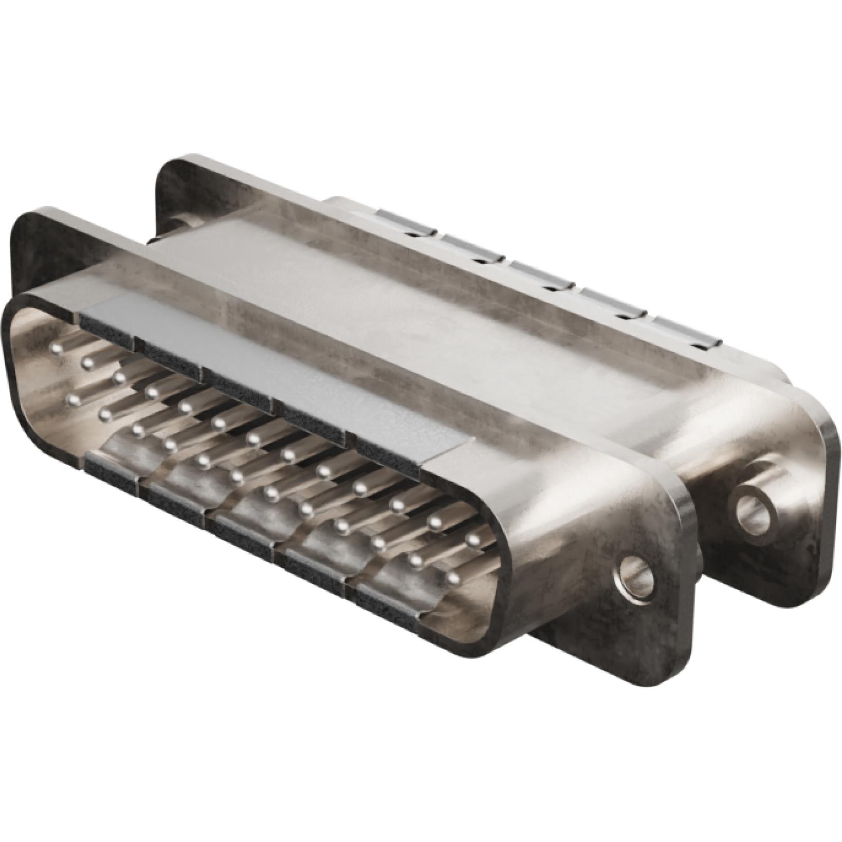 Molex-73284-2120 Connector D-Subminiature Conn D-Sub Adapter M/F 25/25 POS 1.38mm ST Panel Mount 1/1 Port Tray