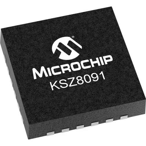 Microchip Technology-KSZ8091RNACA-TR PHY PHY 1-CH 10Mbps/100Mbps 3.3V 24-Pin VQFN EP T/R