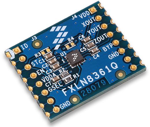 NXP Semiconductors-BRKOUT-FXLN8372Q Kit e schede di sviluppo sensori FXLN8372Q Accelerometer Sensor Breakout Board