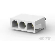 TE Connectivity-350583-4 连接器插头及 PCB 插座 Conn Wire to Board HDR 3Power POS 6.35mm Solder ST Thru-Hole Bag