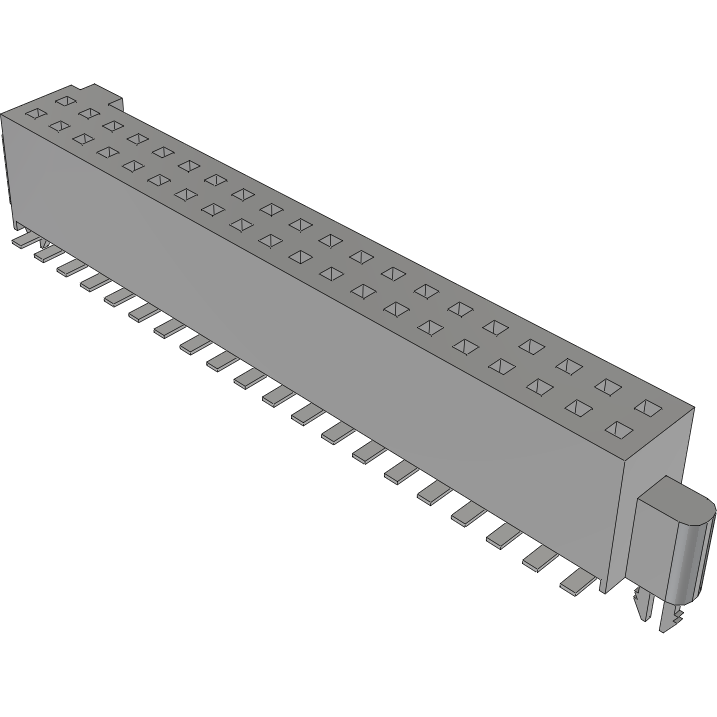 Samtec-SFM-120-02-STL-D-LC Embases de raccordement et réceptacles PCB Conn Socket Strip SKT 40 POS 1.27mm Solder ST SMD TIGER EYE™ Tube