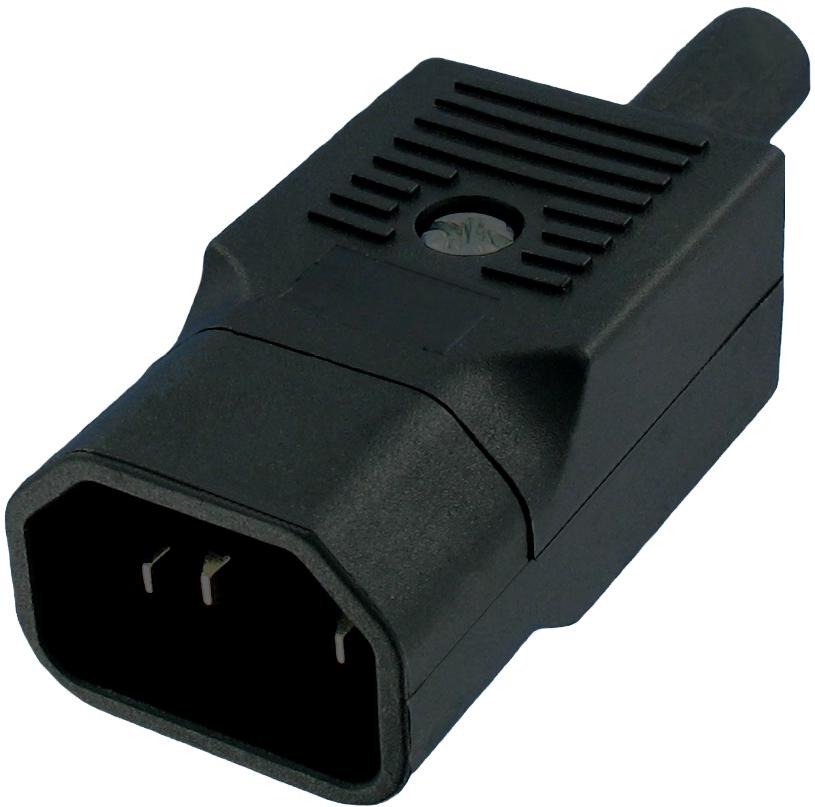 Qualtek Electronics-712-00/00 Raccordement d'alimentation Conn Power PL 3 POS ST Cable Mount 3 Terminal 1 Port Bulk