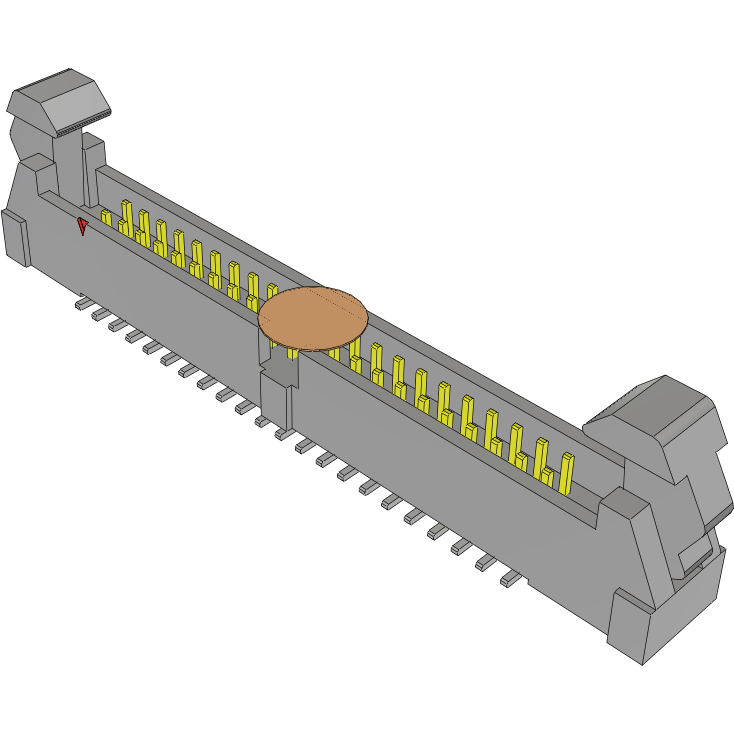 Samtec-EHT-122-01-L-D-SM-SR-K-TR Embases de raccordement et réceptacles PCB Conn Ejector Header HDR 44 POS 2mm Solder ST Top Entry SMD T/R