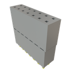 Conn Elevated Socket SKT 14 POS 2.54mm Solder ST Top Entry Thru-Hole Bulk