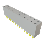 Conn Socket Strip SKT 28 POS 2.54mm Solder ST Top Entry Thru-Hole Bulk