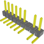 Conn Unshrouded Header HDR 9 POS 2.54mm Solder RA Side Entry Thru-Hole Bulk