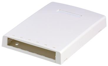 Panduit-CBXF6EI-AY Accesorios del conector Connector Accessories Surface Mount Box Electric Ivory