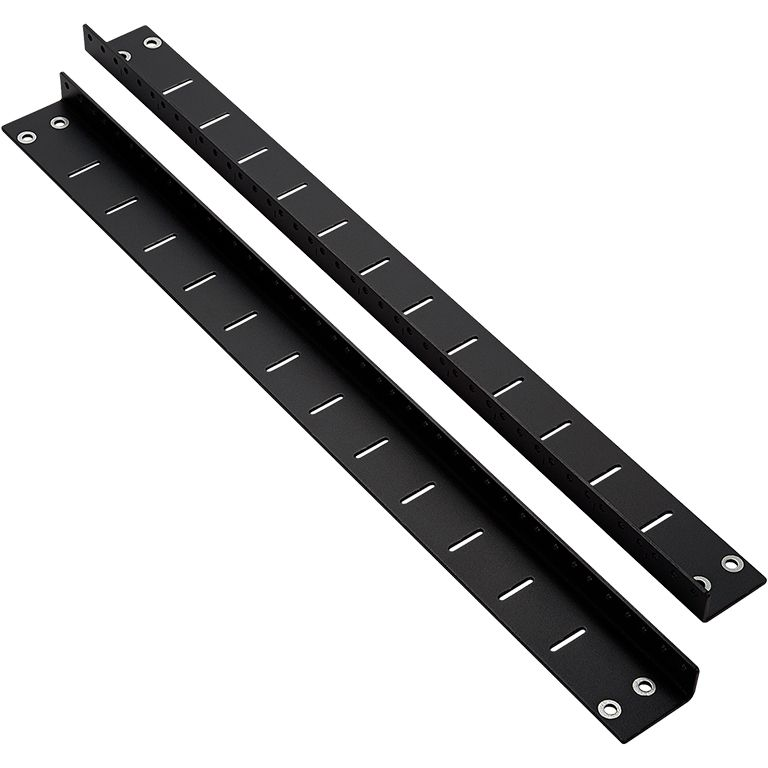 Panduit-PZWMC12RR null Pan Zone 12RU Wall Mount Cabinet Rear Rail Kit, 12 RU, Black, 1.3in Product Length, 0.8in Product Depth, 21.1in Product Height